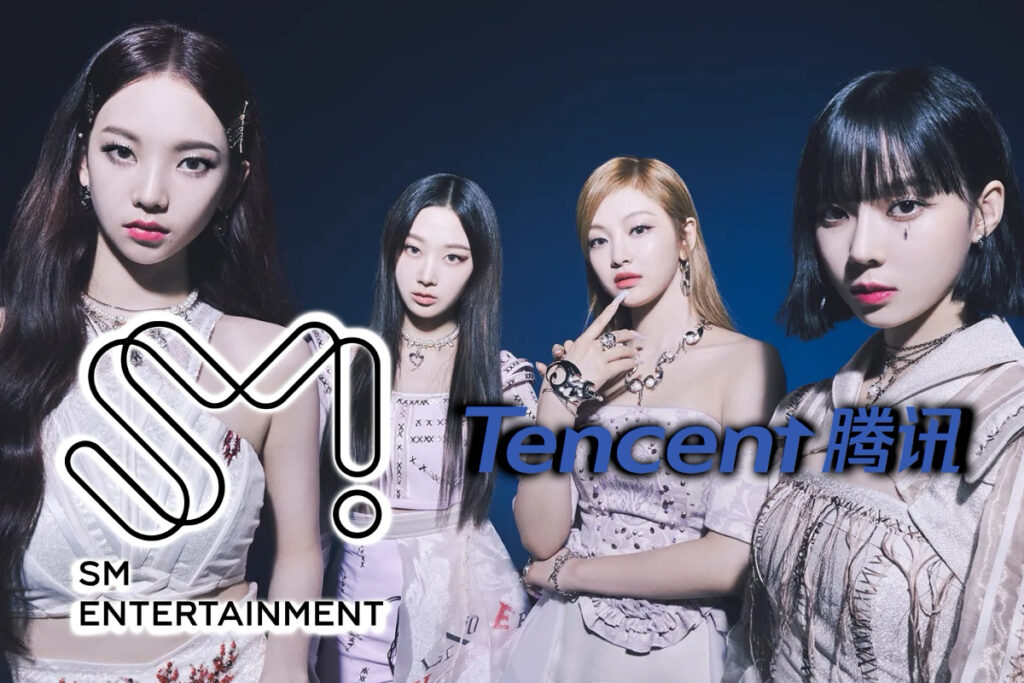 HYBE Sells Its Entire Stake In SM Entertainment To Tencent