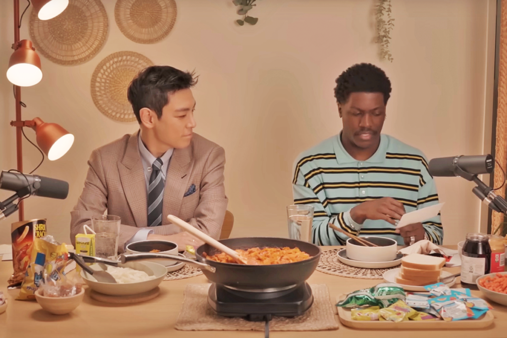 T.O.P. and Lil Yachty Netflix Mucbang